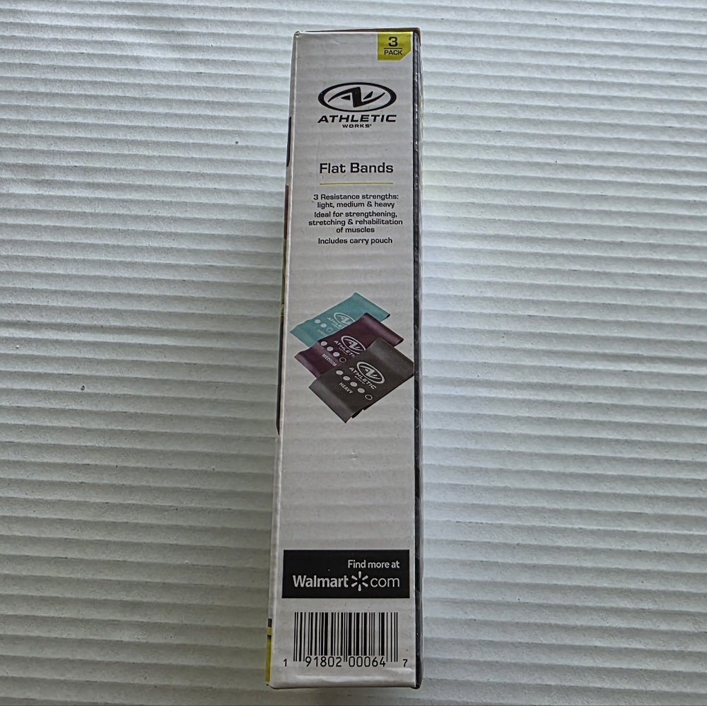NWT Athletic Works Flat Bands 3-Pack - Picture 2 of 13